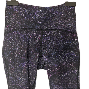 Lululemon Fast and Free High Rise Tight 25in Night Sky Print Running Leggings 4